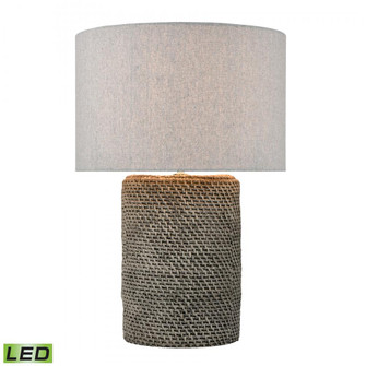 Wefen 24'' High 1-Light Table Lamp - Gray - Includes LED Bulb (91|H019-7259-LED)