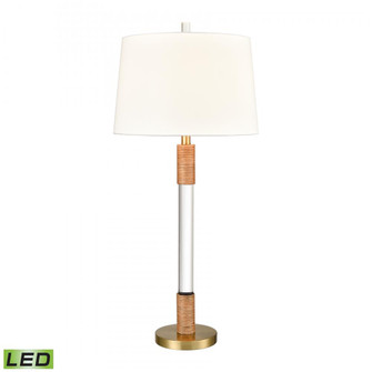 Island Summit 36'' High 1-Light Table Lamp - Clear - Includes LED Bulb (91|H0019-9517-LED)