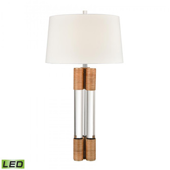 Island Gate 37'' High 1-Light Table Lamp - Clear - Includes LED Bulb (91|H0019-9515-LED)