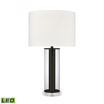 Tower Plaza 26'' High 1-Light Table Lamp - Clear - Includes LED Bulb (91|H0019-9507B-LED)
