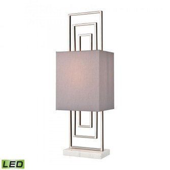 Marstrand 30'' High 1-Light Table Lamp - Satin Nickel - Includes LED Bulb (91|H0019-8556-LED)