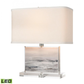 Barnes 18'' High 1-Light Table Lamp - Gray - Includes LED Bulb (91|H0019-8067-LED)