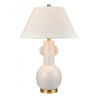 Avrea 29.5'' High 1-Light Table Lamp - White Glaze - Includes LED Bulb (91|H0019-11078-LED)