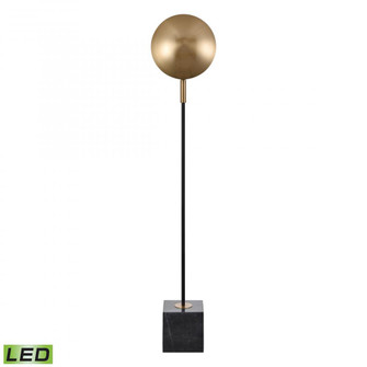 Addy 58'' High 1-Light Floor Lamp - Aged Brass - Includes LED Bulb (91|H0019-11074-LED)