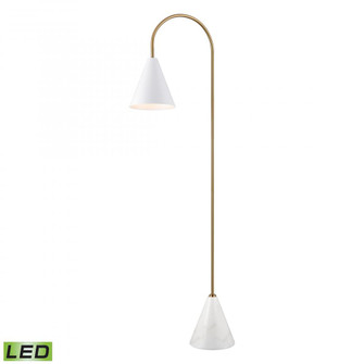 Tully 69'' High 1-Light Floor Lamp - Matte White - Includes LED Bulb (91|H0019-11063-LED)