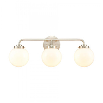 Fairbanks 22.75'' Wide 3-Light Vanity Light - Brushed Nickel and Opal (91|EC89984/3)