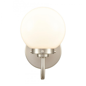 Fairbanks 8.5'' High 1-Light Sconce - Brushed Nickel and Opal (91|EC89980/1)