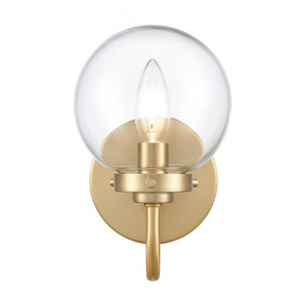 Fairbanks 8.5'' High 1-Light Sconce - Brushed Gold and Clear (91|EC89940/1)