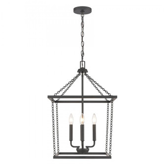 Emmett 17'' Wide 4-Light Pendant - Matte Black (91|EC89804/4)