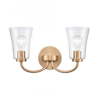 Emily 17'' Wide 2-Light Vanity Light - Brushed Gold (91|EC89263/2)