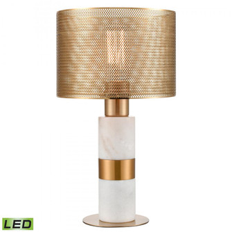 Sureshot 15'' High 1-Light Table Lamp - Aged Brass - Includes LED Bulb (91|D4677-LED)