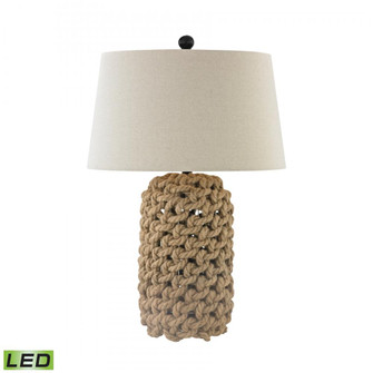 Rope 29.5'' High 1-Light Table Lamp - Natural - Includes LED Bulb (91|D3050-LED)