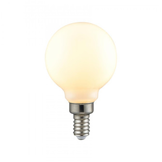 LED Candelabra Bulb - Shape G16.5, Base E12, 2700K - Frosted (91|1115)