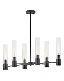 Small Linear Chandelier (1118101|85406BK)
