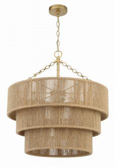 Shyla 10 Light Soft Gold Chandelier (205|SHY-10907-SG)