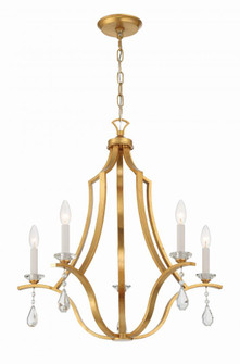 Perry 25.5'' Antique Gold Chandelier (205|PER-10405-GA)