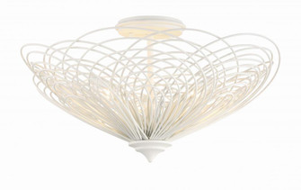 Doral 19'' Matte White Semi Flush Mount (205|DOR-B7703-MT)