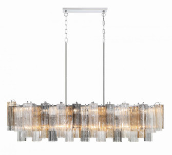 Addis 51.75'' Polished Chrome Linear Chandelier (205|ADD-317-CH-AU)