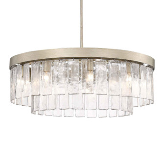 Golden Lighting Ciara 9-light Chandelier in White Gold (36|1768-9 WG-HWG)