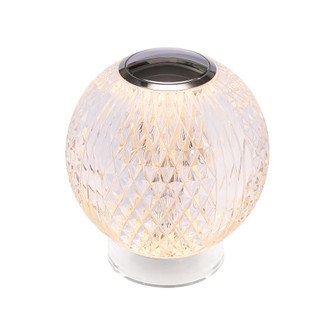 Marni 4-in Polished Nickel Damp-Rated Dimmable LED Table Lamp (7713|TL321904PN)