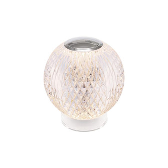 Marni 3-in Polished Nickel Damp-Rated Dimmable LED Table Lamp (7713|TL321903PN)