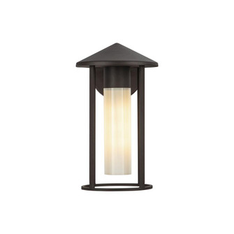 Tenko 12-in Bronze/Glossy Opal Glass 1 Light Exterior Wall (7713|EW526312BZGO)