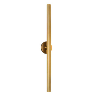 Mason 32-in Vintage Brass Dimmable LED Wall Sconce (461|WS90432-VB)