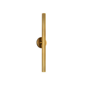 Mason 24-in Vintage Brass Dimmable LED Wall Sconce (461|WS90424-VB)