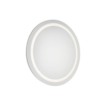 Hillmont 32-in Sandblasted Merc Edge LED Vanity Mirror (461|VM40432-5CCT)