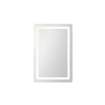 Seneca 32-in Sandblasted Merc Edge LED Vanity Mirror (461|VM30324-5CCT)