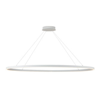 Ovale 53-in White Dimmable LED Linear Pendant (461|LP79153-WH)