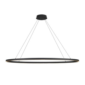 Ovale 53-in Black Dimmable LED Linear Pendant (461|LP79153-BK)
