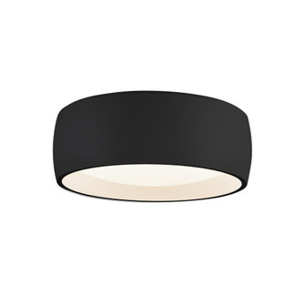 Savile 6-in Black Dimmable LED Flush Mount (461|FM82106-BK)
