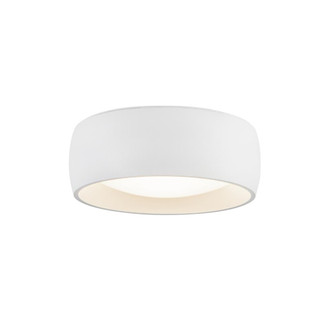 Savile 4-in White Dimmable LED Flush Mount (461|FM82104-WH)