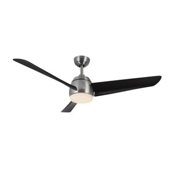 Thalia 54-in Brushed Nickel/Matte Black LED Ceiling Fan (461|CF91954-BN/MB)