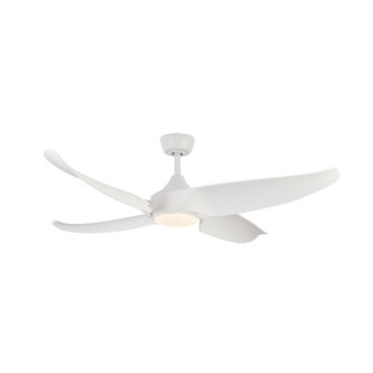 Coronado 56-in Fan + LED Modern Ceiling Fan (461|CF90955-WH)