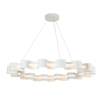 Nami 32-in Antique White LED Chandelier (461|CH18035-AW)