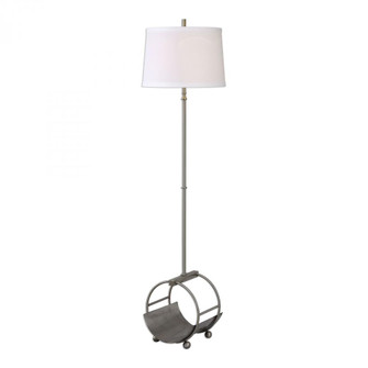 Uttermost Loutre Brushed Nickel Floor Lamp (85|28088)