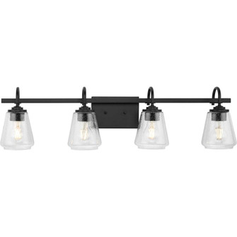 Martenne Collection Four-Light Matte Black Modern Farmhouse Vanity Light (149|P300475-31M)