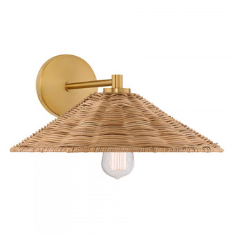 1-Light Wall Sconce in Natural Brass (8483|M90106NB)