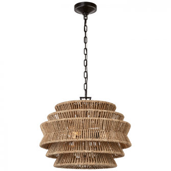 Antigua Small Drum Chandelier (279|CHC 5015BZ/NAB)