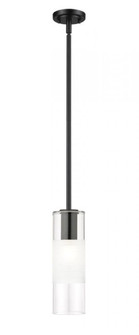1 Light  Pendant (276|824P-ROD-MB)