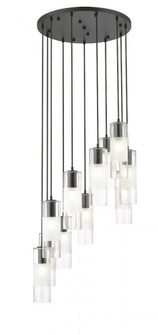 11 Light Chandelier (276|824P-11R-MB)