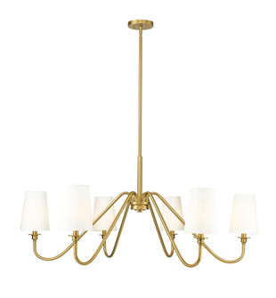 6 Light Chandelier (276|7509-6-46MGLD)