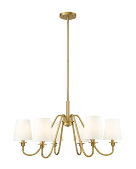 6 Light Chandelier (276|7509-6-32MGLD)