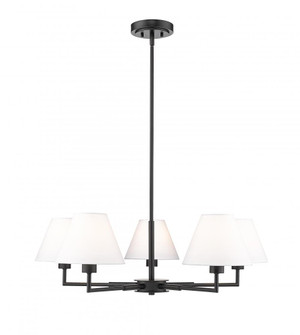 5 Light Chandelier (276|744-34R-MB)