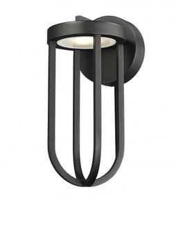 1 Light Outdoor Wall Light (276|5005S-BK-LED)