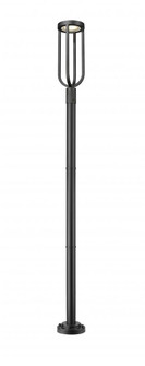 1 Light Outdoor Post Mounted Fixture (276|5005PHB-5012P-BK-LED)