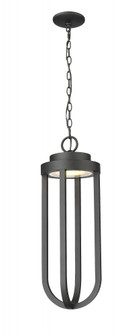 1 Light Outdoor Chain Mount Ceiling Fixture (276|5005CHB-BK-LED)