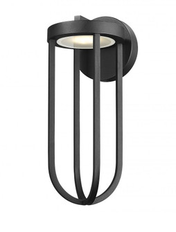 1 Light Outdoor Wall Light (276|5005M-BK-LED)